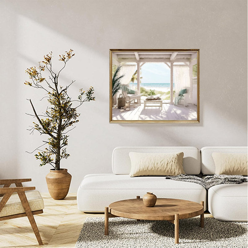 Beach house porch
