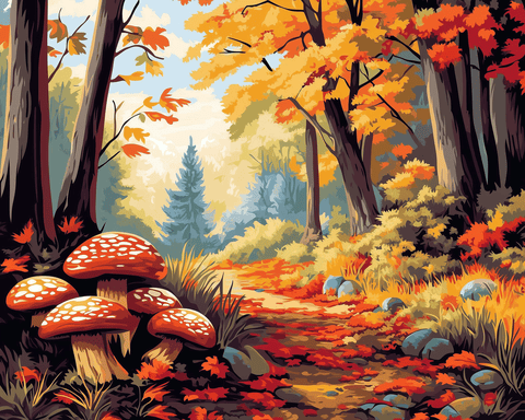 Forest Mushrooms 01