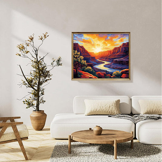Landscape Mountain Sunset