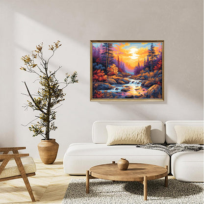 Valley River Sunset 01