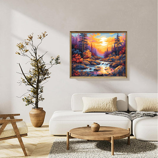 Valley River Sunset 01