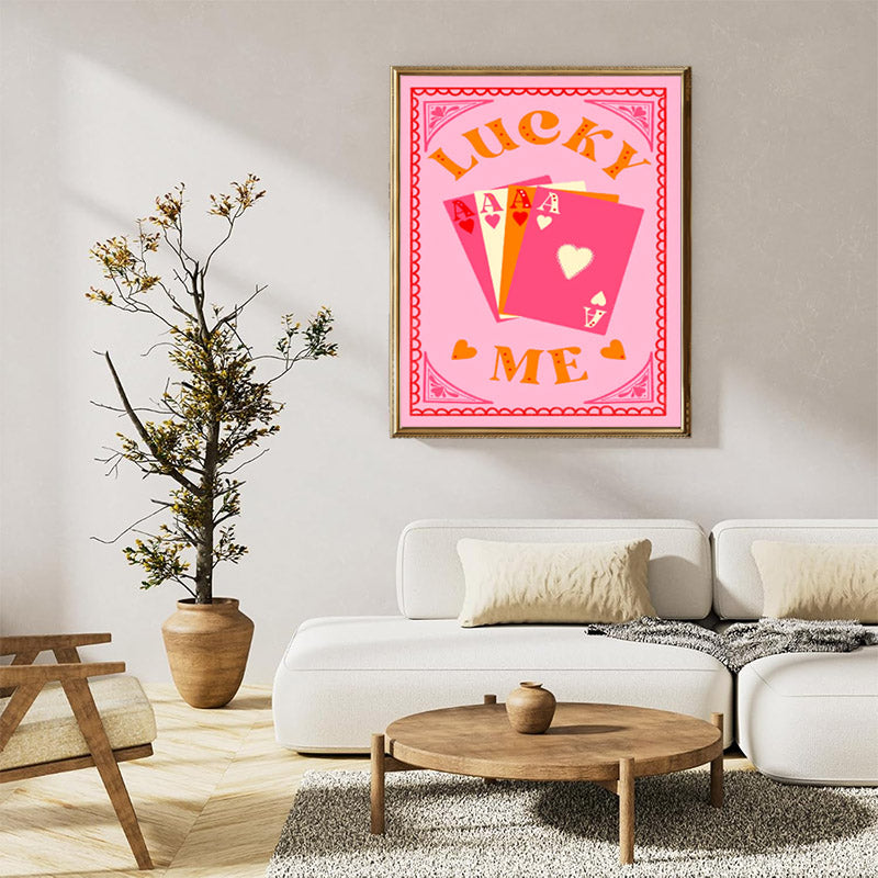 Vintage Pink Lucky Me