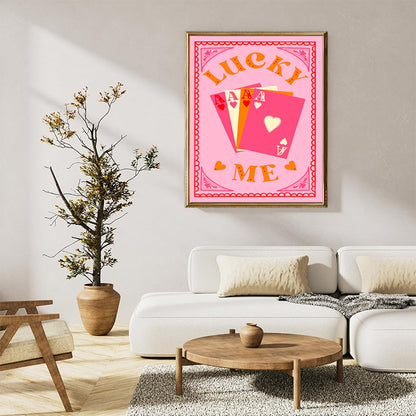 Vintage Pink Lucky Me