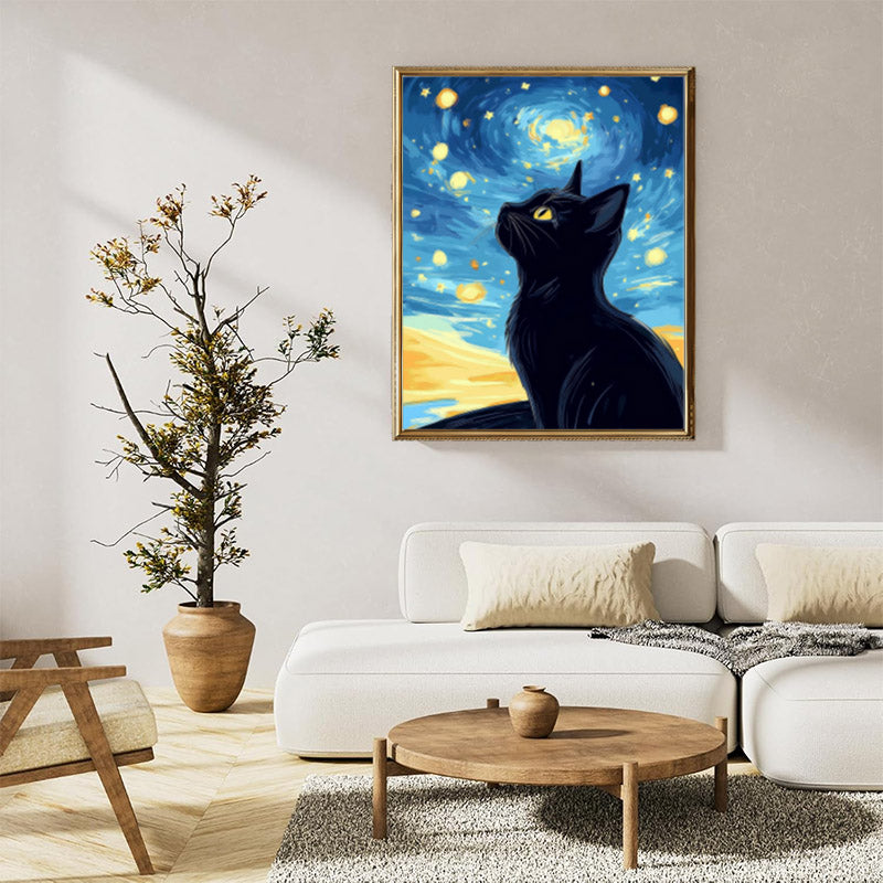 Starry sky cat 01