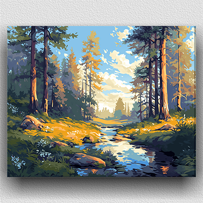 Forest Night Sky 01